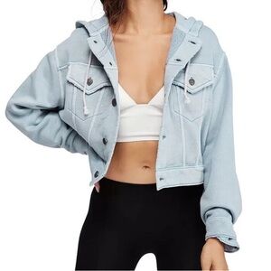 Free People Light Blue Jacket